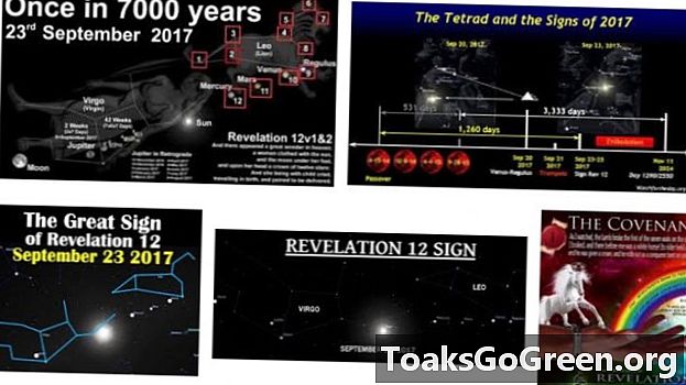 圣经在2017年9月23日出现在天空中吗？