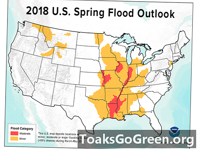 NOAA 2018. gada ASV pavasara laika prognoze