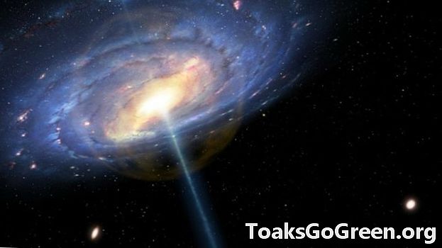 Eine Quasarmilchstraße vor sechs Millionen Jahren?