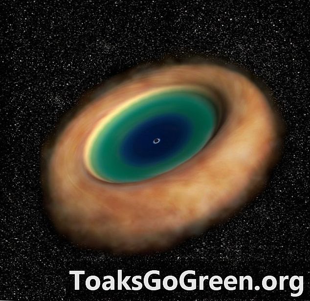 Телескоп ALMA шпигує за прядильним диском супермасивної чорної діри