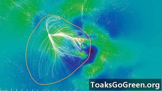 Astronomer definerer grensene for vår supercluster og kaller den Laniakea