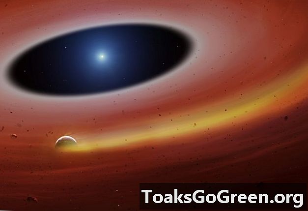 Astronomen finden ein Planetenfragment, das einen toten Stern umkreist