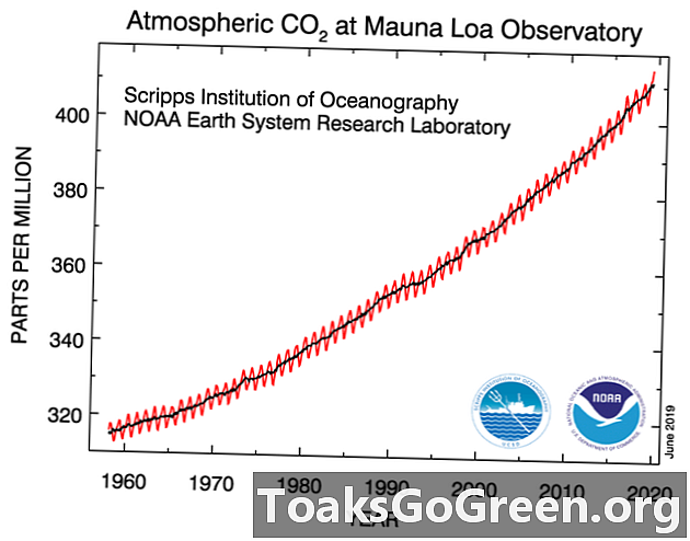 Ang mataas na record ng Atmospheric CO2 ay mataas noong Mayo 2019