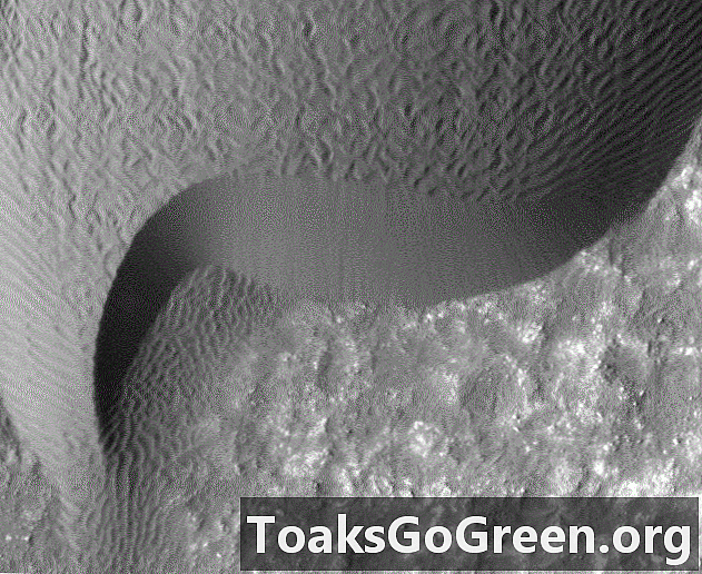 Las mejores imágenes de dunas de arena en el planeta Marte