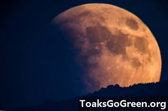 Melhores fotos do eclipse lunar total