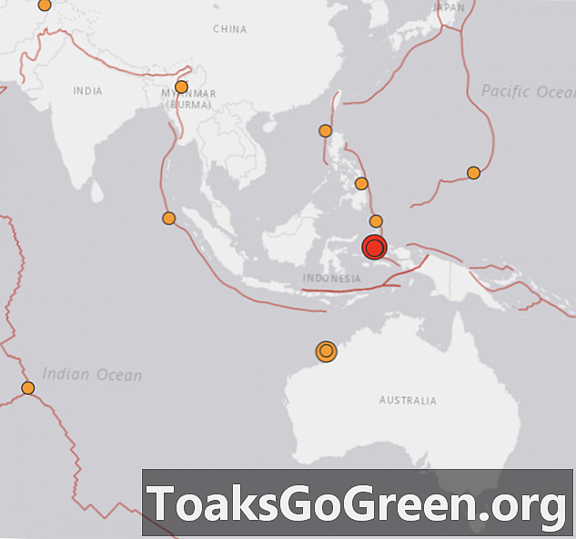 오늘날 호주와 인도네시아에서 큰 지진