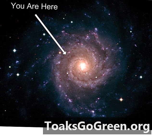 地球から私たちの銀河を見ることができますか？