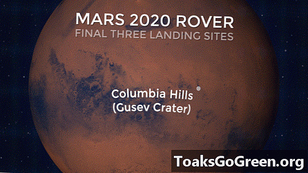 Oglejte si Mars pristanišča prejšnjih roverjev in Curiosity
