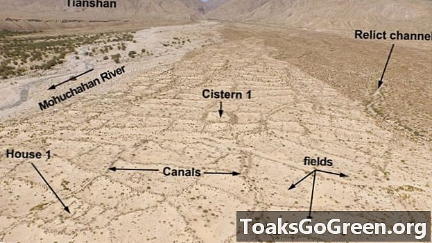 Drone recon finner gamle Silk Road irrigasjonssystem