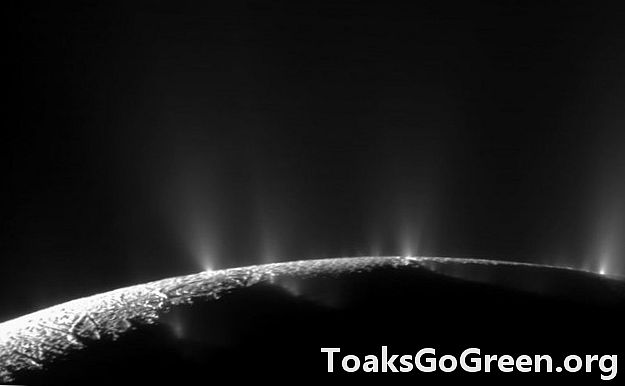 Enceladus vandens telkiniuose yra gyvybės užuominų