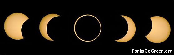 Para observadores estadounidenses: eclipse anular o en anillo el domingo 20 de mayo
