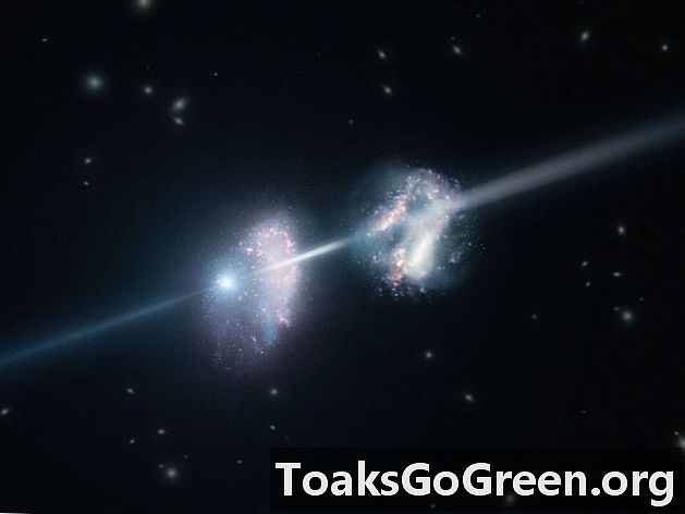 Kemunculan gamma-ray menerangi misteri baru di galaksi awal
