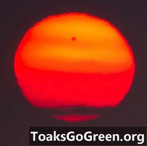 Gigantisk solflekk svinger mot Jorden