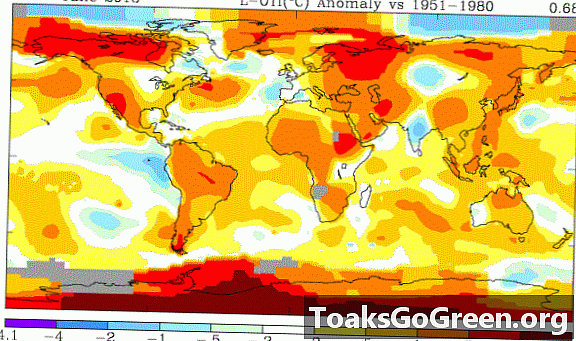 2013年6月，全球6月份最温暖的6月名列前茅