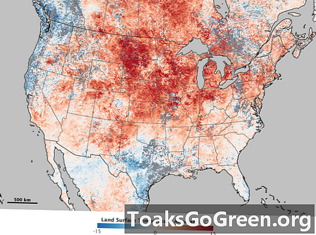 Историческая жара в Северной Америке в марте 2012 года