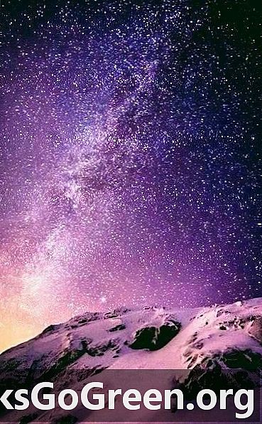 Berapa terang adalah pusat Milky Way?