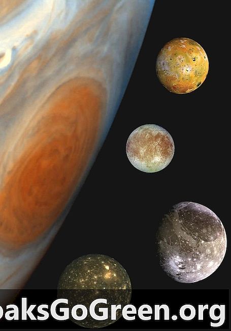 Kako videti lune Jupiterja
