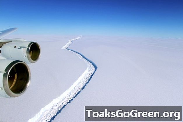 Un énorme iceberg prêt à briser l'Antarctique