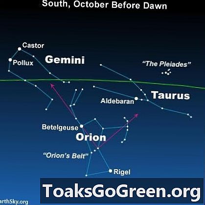 Sista kvartalet månen och Gemini stjärnor