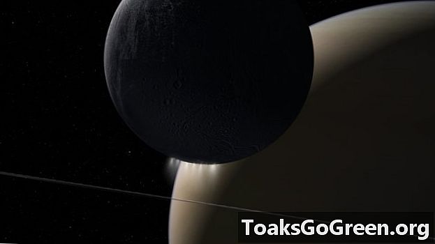 Lyssna när Saturnus och månen interagerar