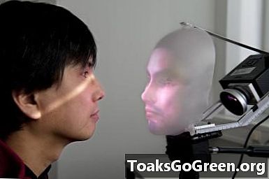 Kaukė-botas: robotas su žmogaus veidu