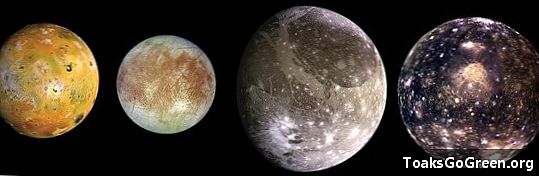 Kuu ja Jupiter 13. ja 14. maaliskuuta