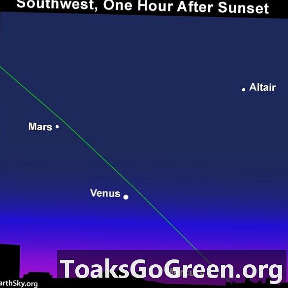 Luna in Mars najbližje 4. decembra