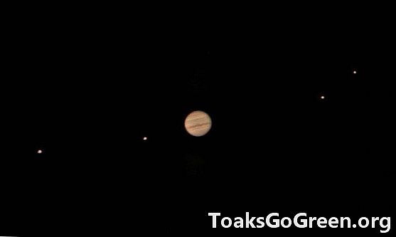 Месец, Јупитер и звезда Антарес 13. до 15. септембра