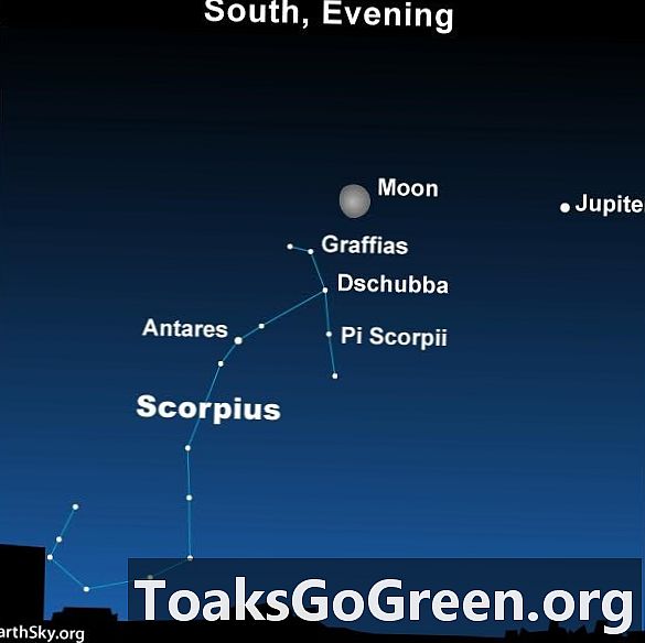 Buwan malapit sa Jupiter mula Hunyo 22-24