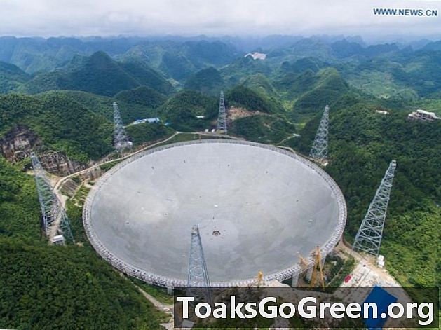 Bagong teleskopyo ng Tsina upang maghanap para sa mga dayuhan