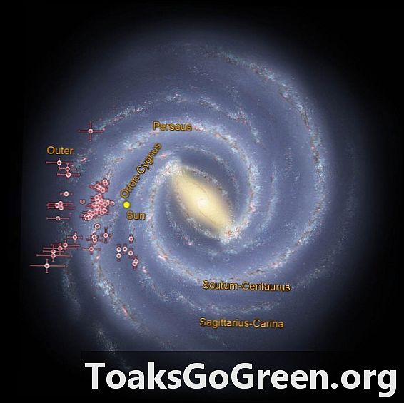 Nyt kort bekræfter 4 Milky Way-arme