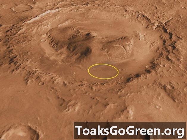 New Mars Rover Curiosity heeft nu een landingsplaats