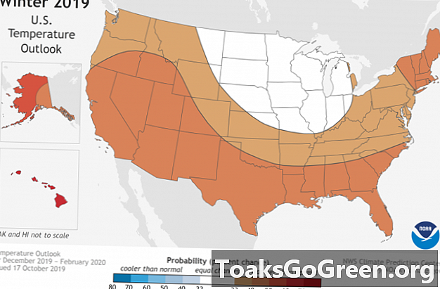 Прогнозите за NOAA за зимно време в САЩ