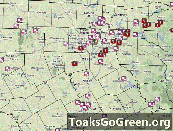 Oppsummering og videoer av tornadoer 3. april 2012 i Texas