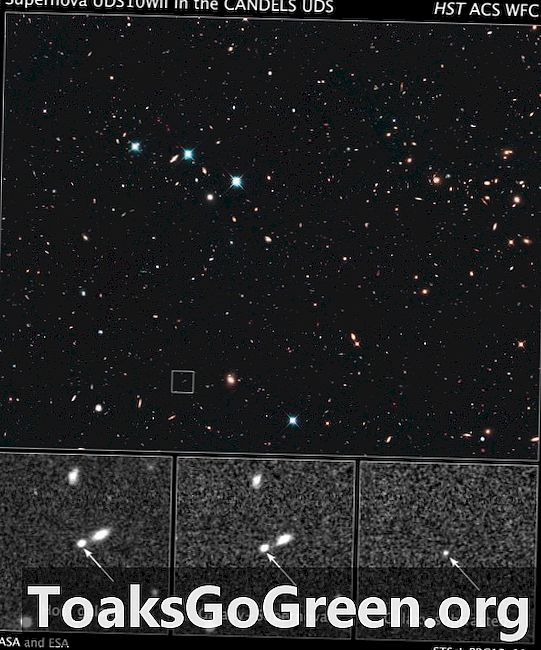 Kỷ lục bị phá vỡ trong tìm kiếm siêu tân tinh xa nhất