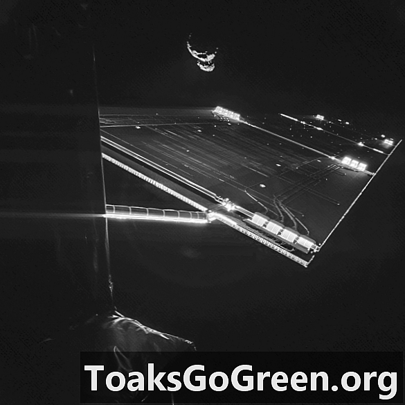 Селфие свемирске летјелице Росетта са кометом