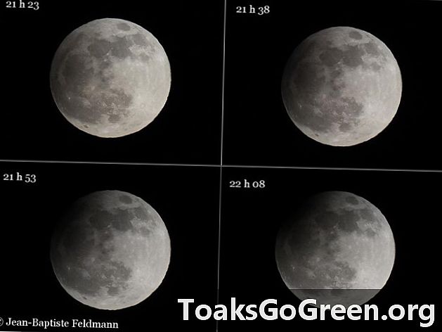 انظر! صور لكسوف القمر من 25 إلى 26 أبريل
