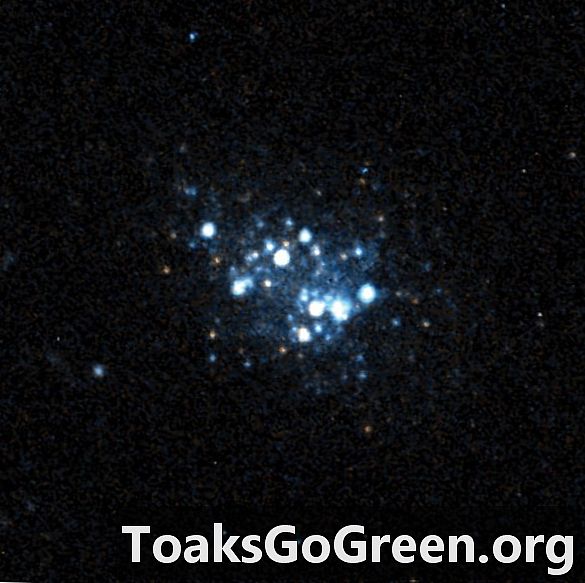 Majhna modra galaksija ponuja namige Big Bang