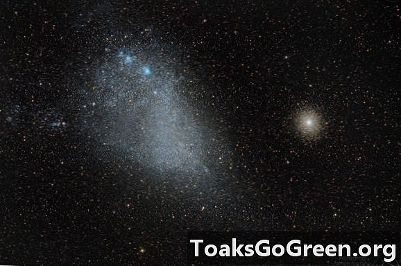 Kleine Magellanic Cloud en 47 Tucanae