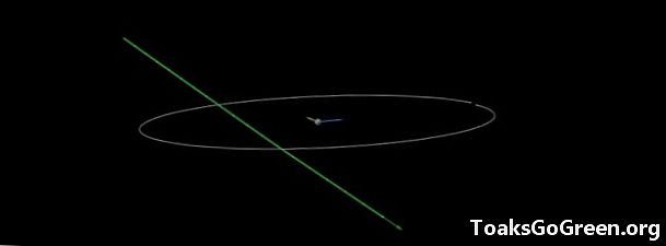 Den hurtige asteroide summede Jorden i sidste uge, 1 dag før den blev opdaget