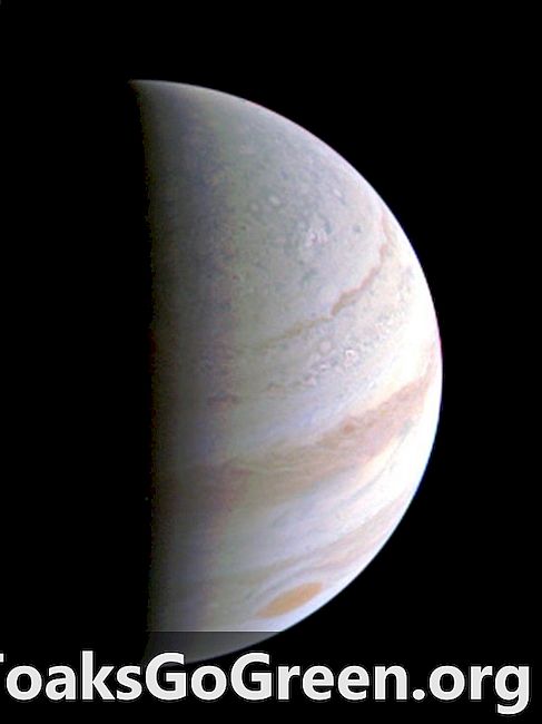 Succes voor Juno's 1e Jupiter flyby