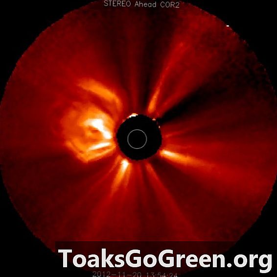 A Sun produziu ejeção de massa coronal, ou CME, hoje cedo