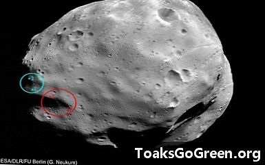 Três imagens intrigantes de Phobos da sonda Mars Express