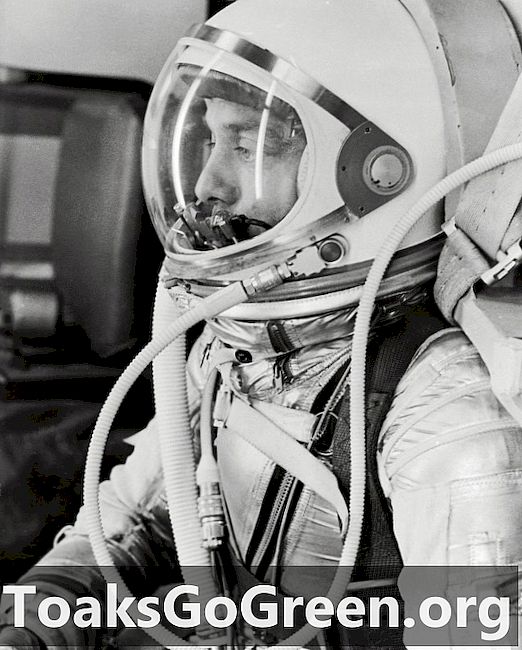 科学的今天：太空中第一美国人