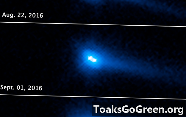 Video: la cola similar a un cometa de nuestro sistema solar