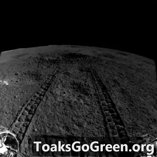 Ką Kinijos roveris rado tolimoje Mėnulio pusėje?