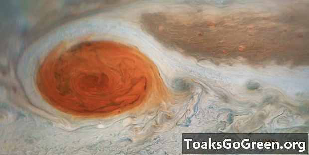 Hva skjer med Jupiters Red Spot?