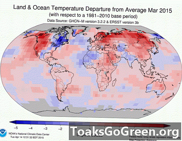 Varför skiljer de globala temperaturen sig?
