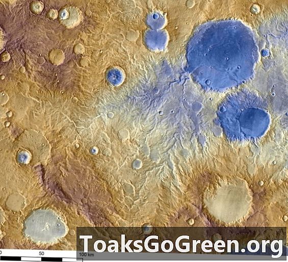 Senās snigšanas laikā, iespējams, cirsts Marsa ielejas