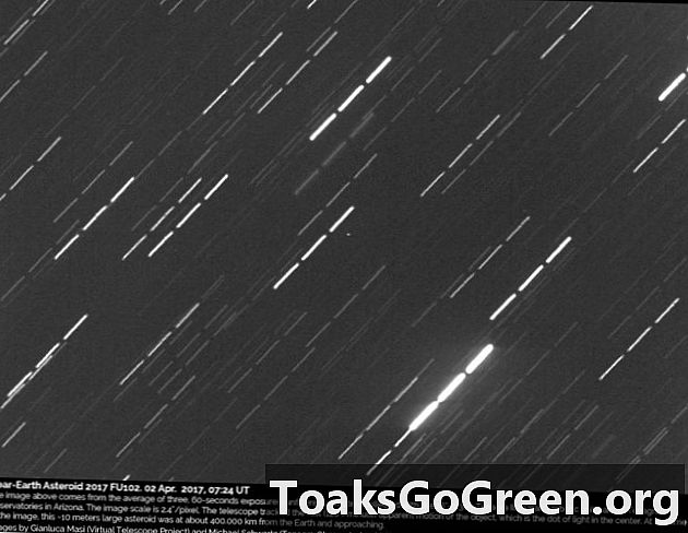 Asteroiden nahe Begegnung am 2. April